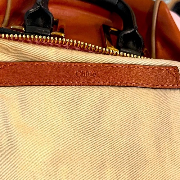 Authentic CHLOE Cognac Mini Ethel 2-Way - Picture 14 of 15